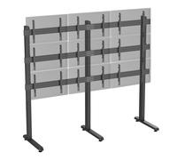 Support TV sur pieds - mur d'images 9 écrans 45''-50'' à poser noir