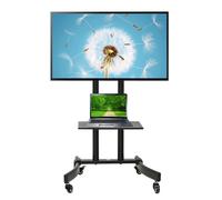 Support TV sur roulettes chariot noir Maclean MC-739 400x600