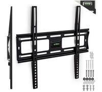 Support TV - TECTAKE - Support TV mural pour écran ultra-plat de 66 cm à 191 cm (26"" - 55""), réglable en largeur - Noir