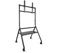 Support de sol iDreams avec roulettes pour écrans 37-86 - Plateau inférieur polyvalent - Roues avec système de verrouillage - Gestion des câbles -