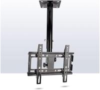 Support TV Universel for Plafond - Support TV télescopique for Plafond extérieur, adapté aux plafonds Plats et voûtés, for écrans Plats de 32 à 55 Pouces jusqu'à 50 kg