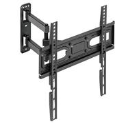Maclean MC-647N Support mural pour téléviseur 33-55" plat & incurvé, Support TV universel, max Vesa 400x400, inclinable de +3° à -15, charge max. jusqu'à 3