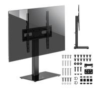 Maclean MC-124 Support TV Universel, pour Meuble RTV, Max. 40 kg, VESA 400 x 400, réglage de la Hauteur et de l'angle, pour TV 32-65"