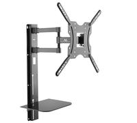 Support mural pour téléviseur avec étagère pour DVD Support VESA 100-400