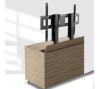 Support TV universel motorisé avec mécanisme de levage à double moteur à distance Course de 150 cm pour téléviseurs de 55 à 120 pouces Supporte jusqu'à 139,7 kg Support de levage multifonction TV