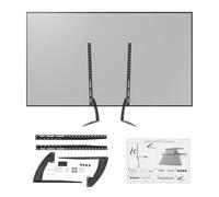 Support TV universel - Pieds réglables en hauteur - Pour TV LCD LED de 22 à 65" - Plat et incurvé - Grille perforée (H) 500 mm - Charge maximale : 35 kg