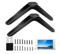 Support TV Universel pour TCL Support TV avec Jeu Vis et Patins Antidérapants Remplacement de Base de Meuble TV de 28 32 40 43 49 50 55 58 65 Pouces Pieds de Meuble TVs Compatible avec Sharp