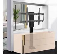 Support TV Universel, Support élévateur électrique pour TV, Rotation à 360° à Gauche et à Droite, dissimulable dans Un Placard, Compatible avec Les écrans LED de 26 à 70
