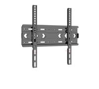 Support TV Universel Support Mural Fixe for La Plupart des Supports De Moniteur TV 32-65 Pouces Inclinés ± 15 ° VESA 400X400mm, Charge 45kg(No Tile)