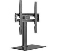 Support TV Unykach pour TV 23-60 - Base en verre trempé - Poids max 40 kg - VESA 400x400 mm - Couleur noire