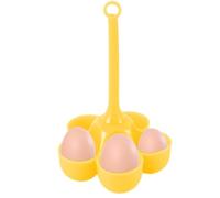 Support Œufs Silicone - Cuiseur 12cm Plateau Vapeur | Рlaque Cuisson Cocotte Pression | Silicone Alimentaire Résistant Chaleur 5 Emplacements | Préparation Petit Déjeuner Rapide