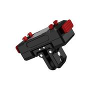 Support universel à libération rapide pour caméra d'aventure avec pivotement à 360° et double port d'adaptateur, construction légère, support magnétique à dégagement rapide