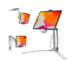 Support universel articulé 2-en-1 cuisine CTA Digital compatible iPad Air / iPad mini / Surface / 7-12 pouces tablettes (PAD-KMS)