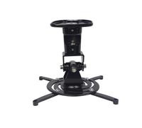 Support universel au plafond pour budgétaire Epson Optoma Benq AUN UNIC,support d'inclinaison réglable,bras extensibles,rotation à percussion - Type Black