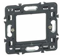 Support universel BATIBOX à griffes pour Mosaic, Céliane ou Soliroc 1 poste ou 2 modules - LEGRAND - 080261 Noir G