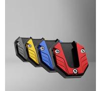 Support Universel Béquille Moto, Plaque d'Extension de Béquille pour Moto, Béquille Latérale de Moto, Prolongateur de Béquille Moto en Alliage d'Aluminium CNC,support plaque moto(noir)