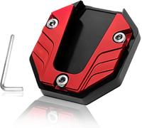 Support Universel Béquille Moto, Plaque d'Extension de Béquille pour Moto, Prolongateur de Béquille Moto en Alliage D'Aluminium