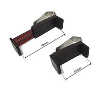 Support universel de bâti de support de visière de pare-soleil de voiture pour des contrôles à distance, visière et facile à trouver, réglable pour adapter à différentes tailles télécommandes 47-70mm