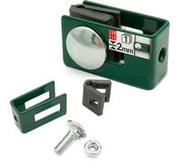 Support universel de clôture - Raccord mural - 4 mm - 5 mm - Entre les poteaux - Montage complet - Vert