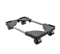 Support universel de CPU avec support de tour pour ordinateur de bureau - Chariot pour ordinateur portable avec 4 roues pivotantes | Plateau de montage au sol robuste en acier inoxydable