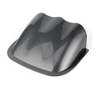 Support Universel de Dosette de Jauge Triple de Tableau de Bord de 2 Pouces, pour Tableau de Bord de Voiture, Décoration Stable, ABS Noir (Motif en Fibre de Carbone)