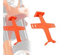 Support universel de fourche de moto - Support de suspension - Outil de transport - Joint d'étanchéité - En plastique - Pour moto tout-terrain - Accessoires de motocross - Orange