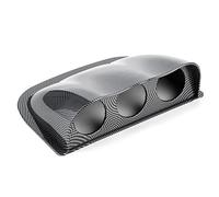 Support universel de jauge de tableau de bord de console de 2 pouces 52 mm, support de montage de support de dosette de tableau de bord de console de jauge de tableau de bord à 3 (Modèle en fibre de