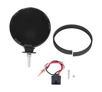 Support universel de montage pour phare de moto, base de fixation pour phare de 7 pouces, support noir usiné CNC avec cache et faisceau électrique, compatible avec les modèles
