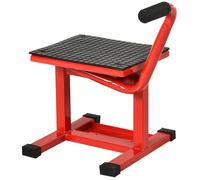 Lève moto béquille d'atelier stand moto tout-terrain moto cross supermotard hauteur réglable rouge