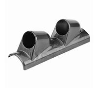 Support universel de support de dosette de montage sur pilier de jauge de compteur de sport de course robuste, support de jauge à double trous pour moto de bateau de camion (Double trou)