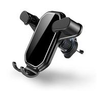 Support Universel De Téléphone Portable Pour Voiture,Support Gps Par Gravité,Support De Ventilation Automatique Pour Iphone 16 15 14 13 Pro Max Xr Xiaomi Samsung.Mirror Black.