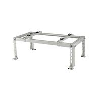 Support universel en acier galvanisé pour climatiseurs centraux et mini fentes, support d'amortissement des vibrations robuste pour pompes à chaleur et condensateurs