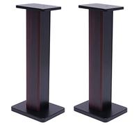 Support universel en bois de 71,1 cm pour haut-parleur HiFi et home cinéma 15,2 cm - Expérience audio améliorée - Finition noyer noir élégant