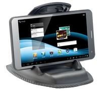 Support universel - LESCARS - Tableau de bord - Maintien stable - Fixation facile - Gris