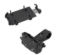 Support Universel Noir De Navigation De Téléphone Portable De GPS De Bâti De 22MM D'accessoires De Moto sur Le Guidon De La Moto(A Set)