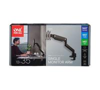 One For All Support de table Solid Single – 1 écran 33–88,9 cm (13–35") réglable en hauteur noir
