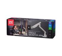 Support universel One for all DM7120 Design Line Simple bras Blanc pour moniteur de bureau