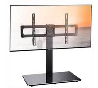 Support universel pivotant pour écran TV LCD/OLED de 50 à 75 pouces, avec fixation réglable.