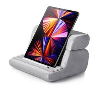 Support pliable pour tablette et téléphone, velours, gris