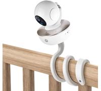 Support Universel Pour Babyphone-Compatible Arlo,Ghb,Hellobaby,Iegeek,Momcozy,Motorola Et + (1/4""). Montage Sans Outil Et Sans Trace. Support Flexible Blanc