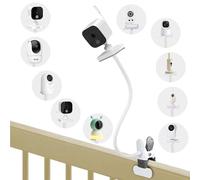 Support Universel pour Babyphone GHB,Support Flexible pour Caméra Bébé Compatible avec Philips Avent,OBVHNUA,Momcozy,BOIFUN,ieG t Taktark,Fixation sans Perçage pour Lit Bébé et Chambre de Bébé