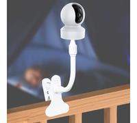Support Universel pour Babyphone Support de Berceau Flexible et Réglable avec Pince Sécurisée Compatible avec la Plupart des Caméras Connexion 1/4" Installation Sans Perçage ni Vis