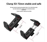 Support universel pour batterie externe compatible avec les alimentations de 53 à 72 mm