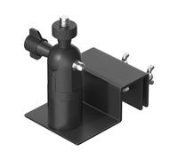 Support universel pour caméra de sécurité à fixer sur les gouttières - Noir