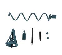 Support Universel pour cime d'arbre de Noël |Stabilisateur Rotatif réutilisable pour sécuriser la cime des Arbres |Convient aux Bases de flèche/goupille/Tube/Pince |12,7" en
