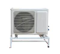 Support universel pour climatisation robuste - Support de condensateur en acier galvanisé avec base absorbant les chocs pour une installation sécurisée de mini climatiseur et pompe à chaleur