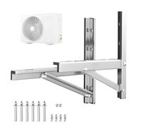 Support universel pour climatiseur - Support mural pliable en acier inoxydable 304 - Charge maximale : 43 x 46 cm