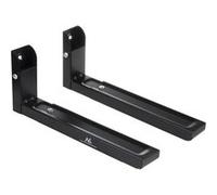 Support universel pour micro-ondes Maclean avec bras télescopiques jusqu'à 30kg (Noir) Noir G