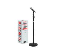 Pyle - Support Universel pour Microphone - Réglable en Hauteur de 70 cm à 146 cm - Noir