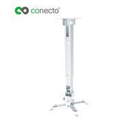 Support Universel Pour Projecteur À Plafond/Mur 360° Incliné Et Pivotant Blanc